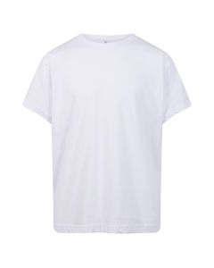 Sublimatie T-shirt basic wit, polyester