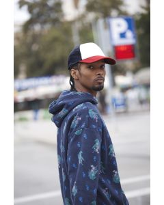 Multicolour 5-panel trucker pet