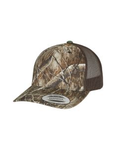 Retro Trucker pet met boomcamouflage