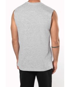 Duurzaam mouwloos heren-T-shirt
