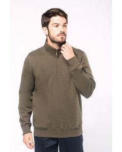 Sweater met ritshals