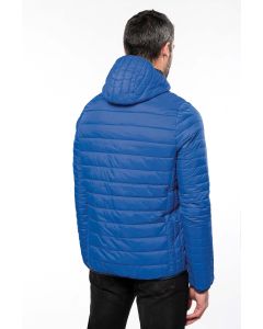 Mens lightweight hooded padded jacket