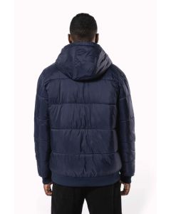 Uniseks jasje met capuchon in gerecycleerd ripstop 