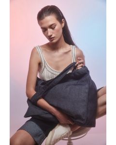 Grote shopper in denim
