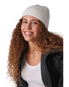 Geribde muts met omslag