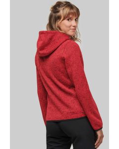 Heather damesvest met capuchon