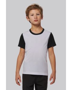 Tweekleurige jersey met korte mouwen voor kinderen