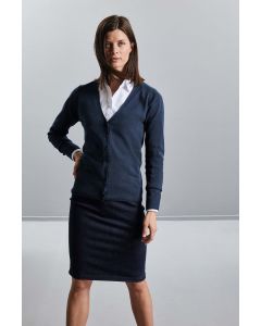 Ladies V-neck Knitted Cardigan