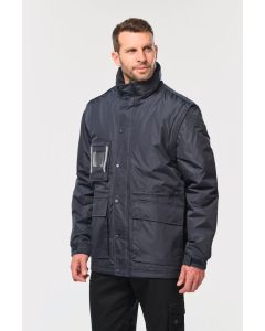 Workwear Parka Met Afritsbare Mouwen