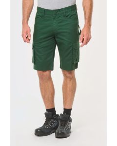 Eco-friendly heren bermuda met meerdere zakken