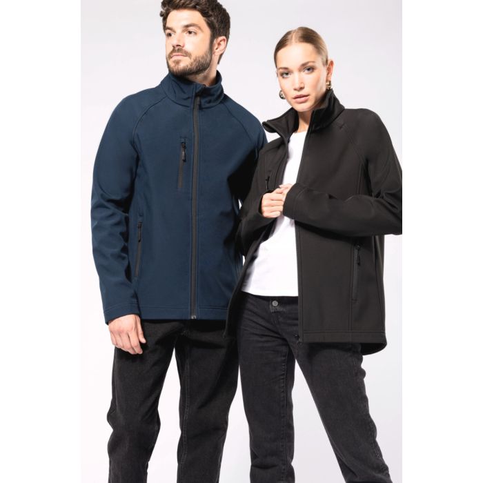 Ecologisch 3-laags unisex softshell-jasje